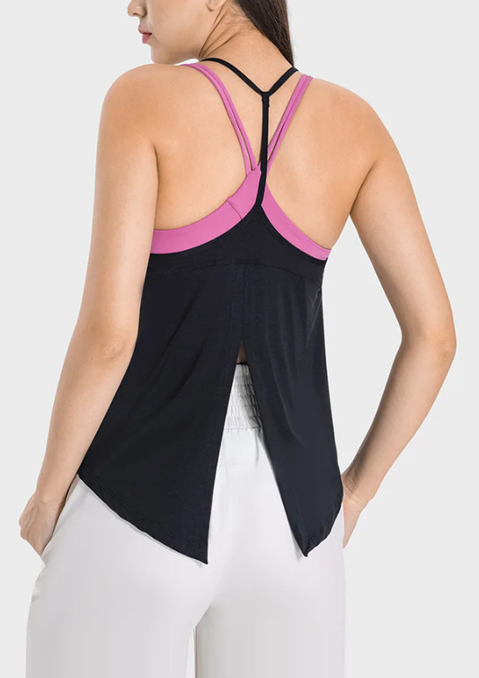 Soft Lightweight Butterfly Back Swing Loose Tank