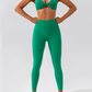 Soft Fabric Cross Back Bra + High Waist Pant Set