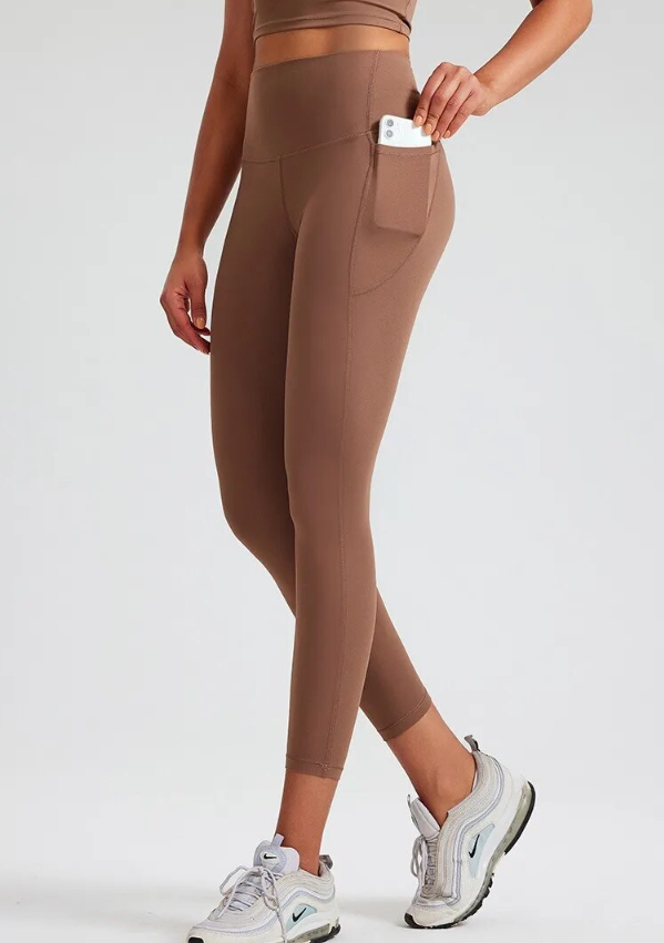 High Waist Antibacterial Pant With Pocket