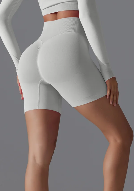 Seamless High Waist Booty Three-point Short