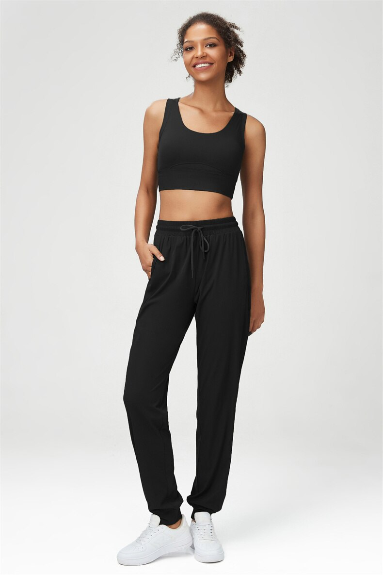 Cool Fabric Elastic Belt Loose Jogger