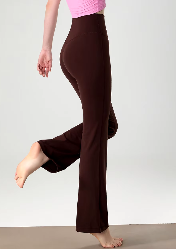 High Waist Wide Leg No T-Line Pant