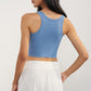 Soft Fabric Built-in Cup Cushion Vest