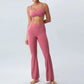 Butterfly Shaped High Waist Flare Pant