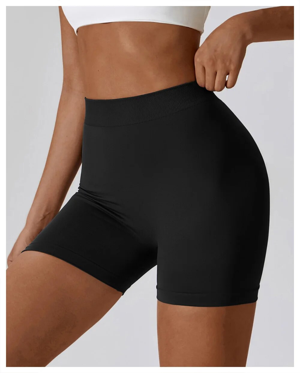 Seamless High Waist Heart Shape Booty Short