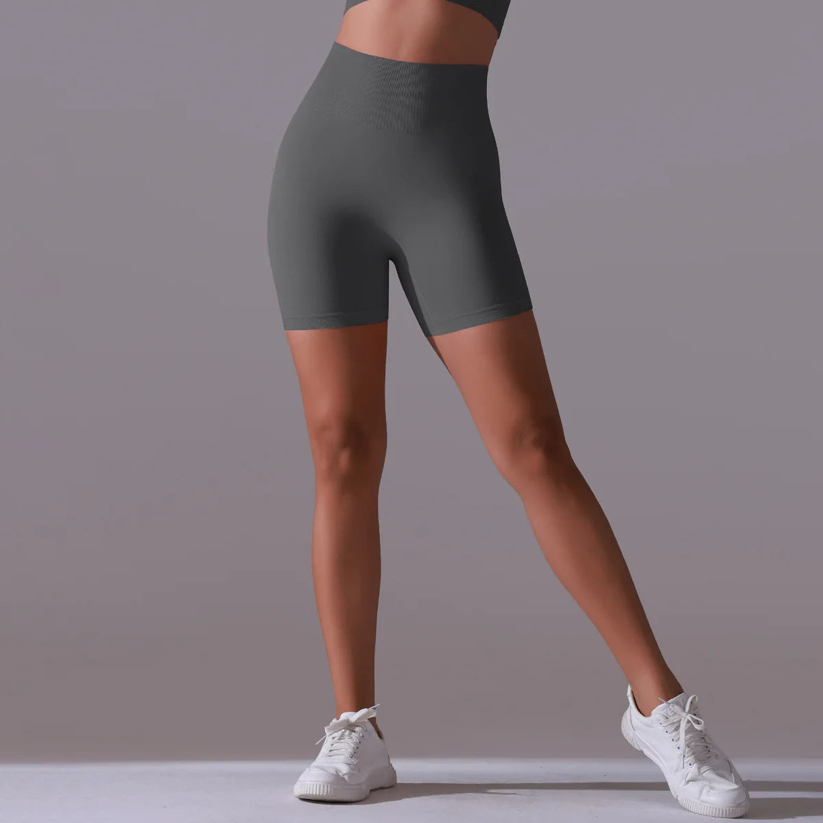 High Waist Elastic Peach Hip Booty Short