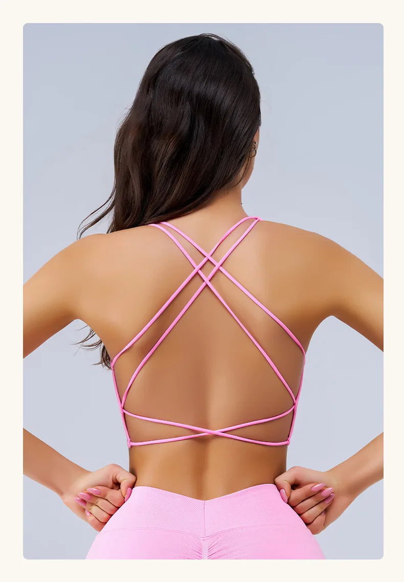 Beautiful Cross Back Push-up Bra