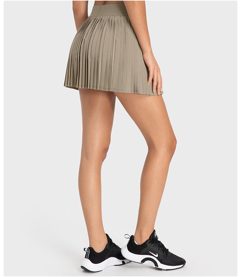 High-Rise Smooth Feel Short/Skirt With Pocket