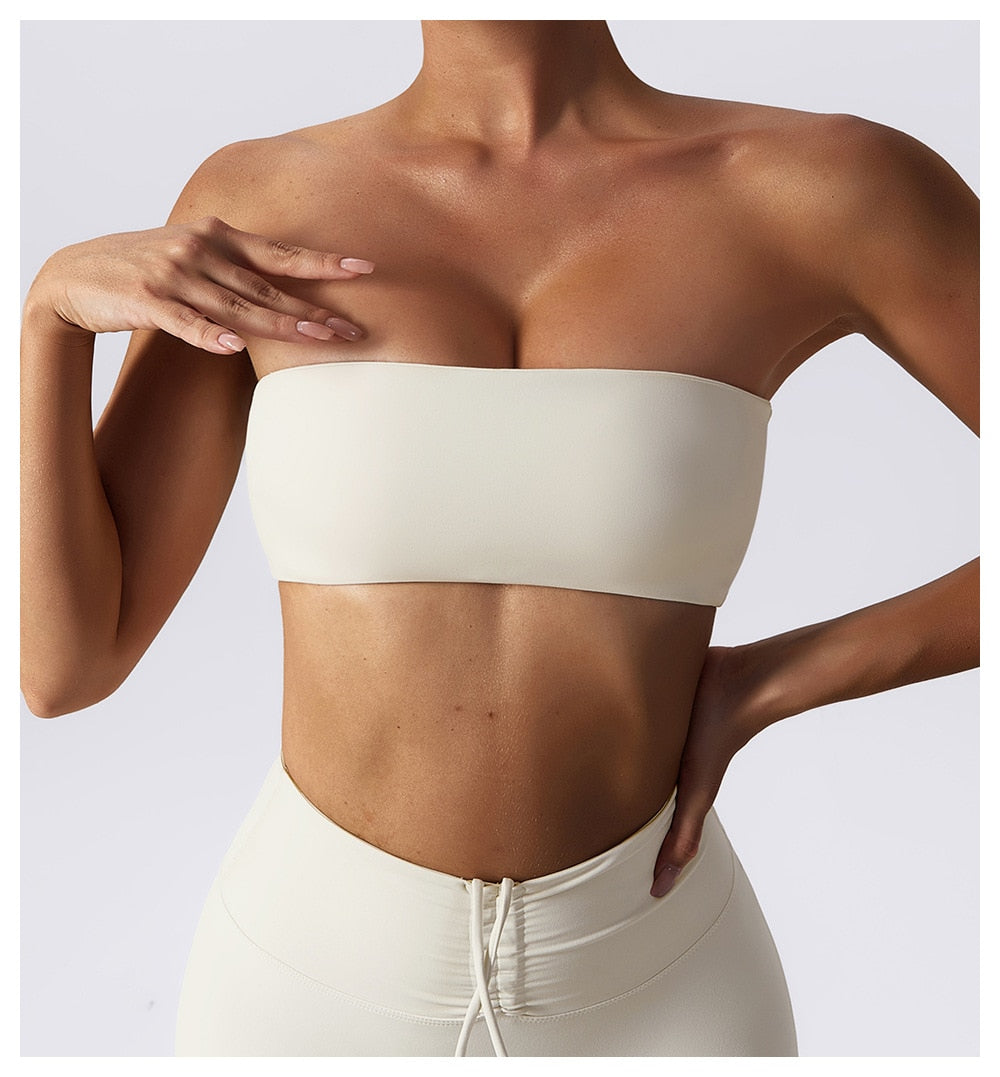 Beautiful Strapless Wrap Chest Bra