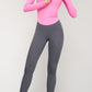 Half Zip Soft Feel Slim Long Sleeve Top