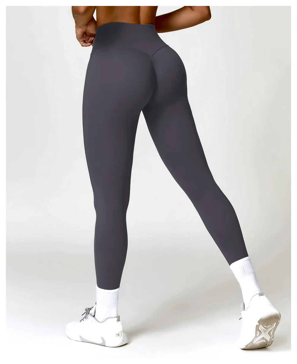 High Belt Hip Lifting Booty Pant