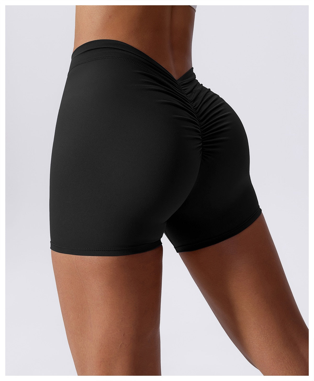 Elastic Breathable Hip-lifting Scrunch Short