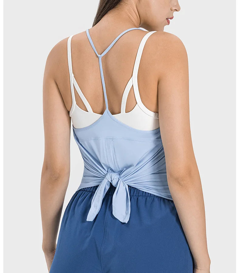 Soft Lightweight Butterfly Back Swing Loose Tank