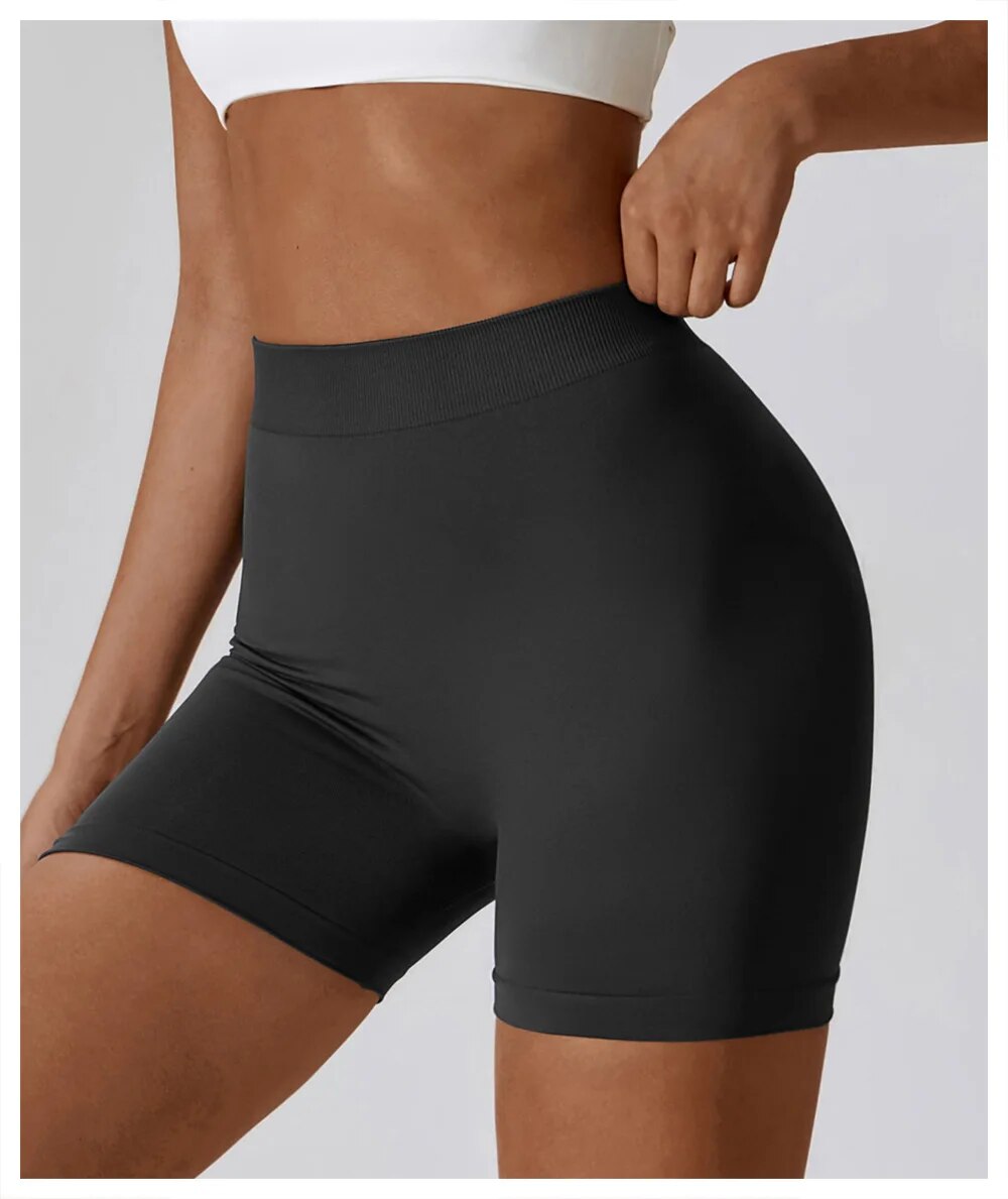 Seamless High Waist Heart Shape Booty Short