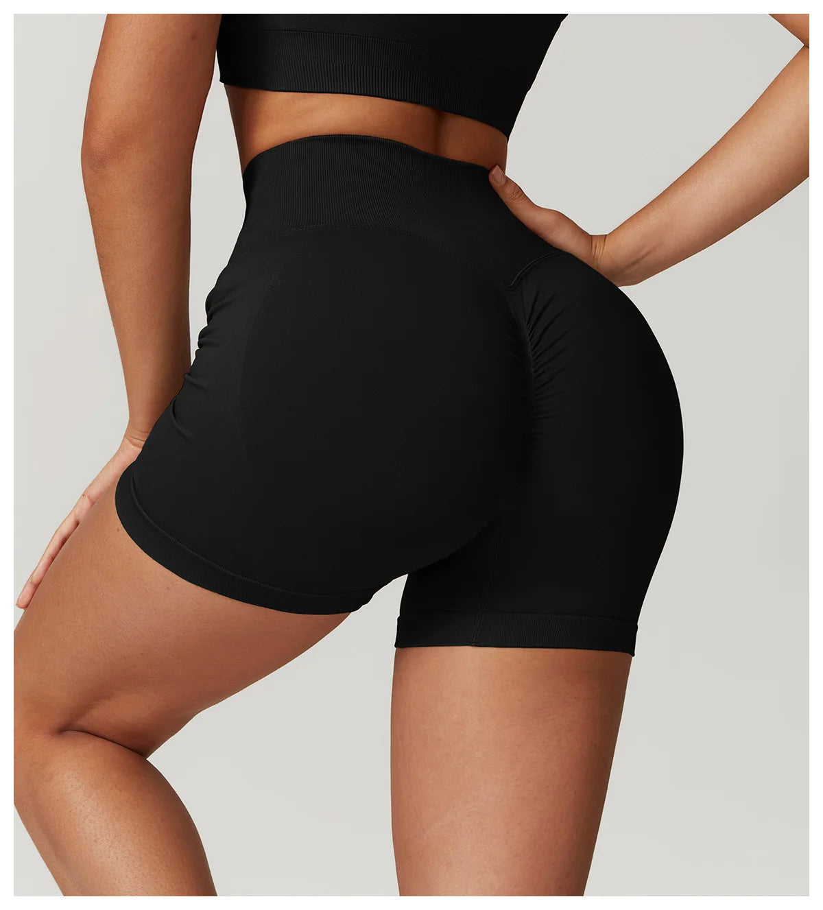 Seamless Stretchy High Waist Booty Short