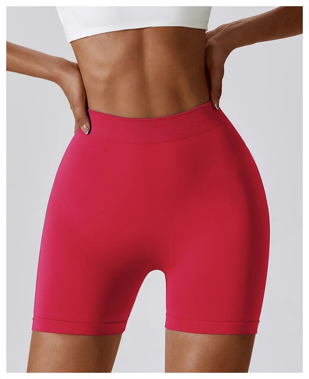 Seamless High Waist Heart Shape Booty Short