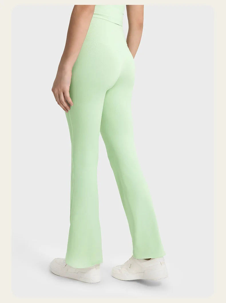 Soft Fabric Warm High Waist Horn Pant