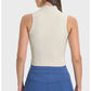 High Neck Rib Cooling Fabric Tank