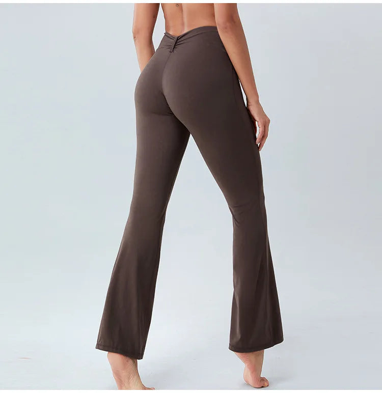 Butterfly Shaped High Waist Flare Pant