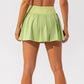 Fake 2-Pieces Tennis Skirt With Pocket