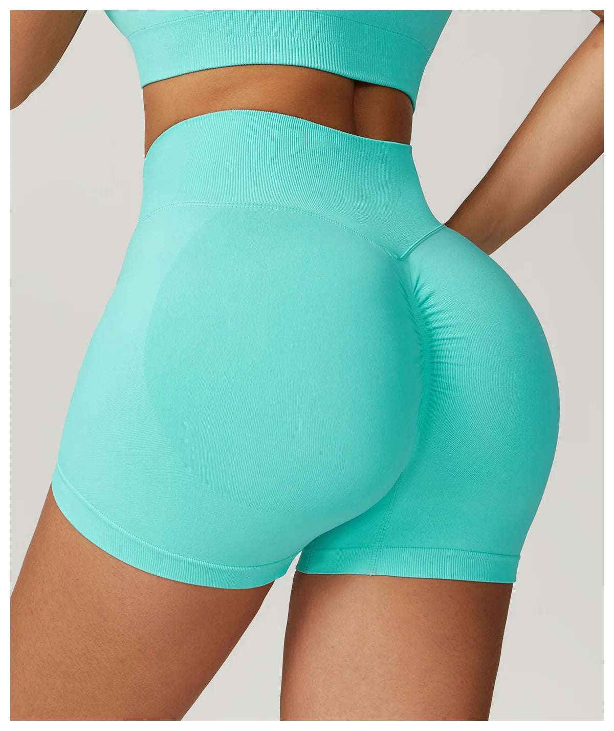 Seamless Stretchy High Waist Booty Short