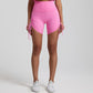 Side Drawstring Adjustable High Waist Short