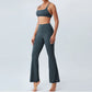 Butterfly Shaped High Waist Flare Pant