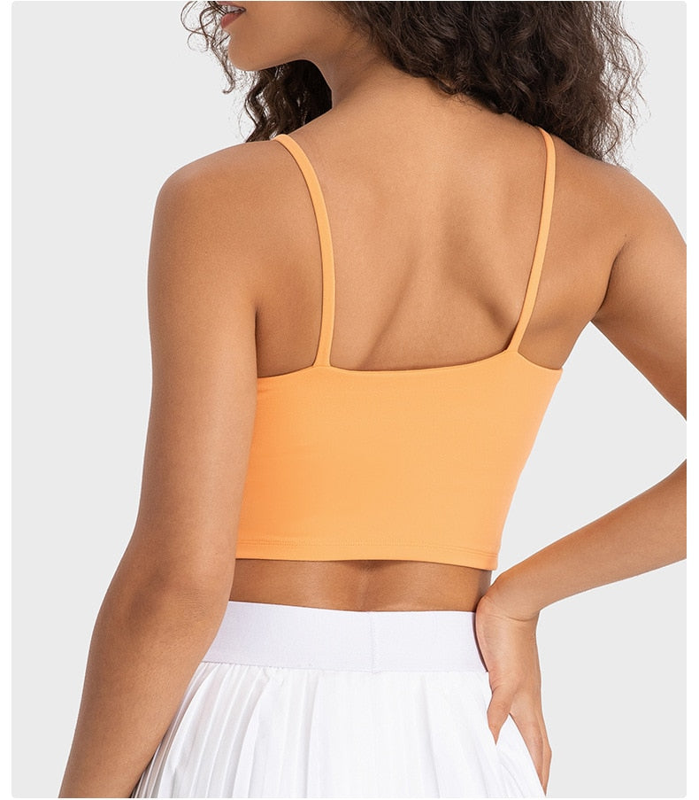 Beautiful Thin Strappy Crop Top