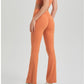 Soft Fabric High Waist Booty Flare Pant