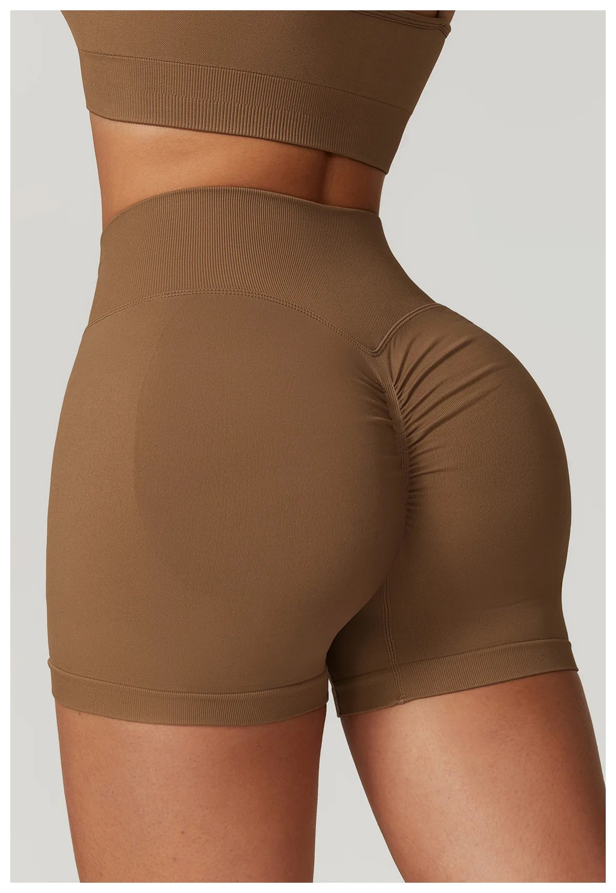 Seamless Stretchy High Waist Booty Short