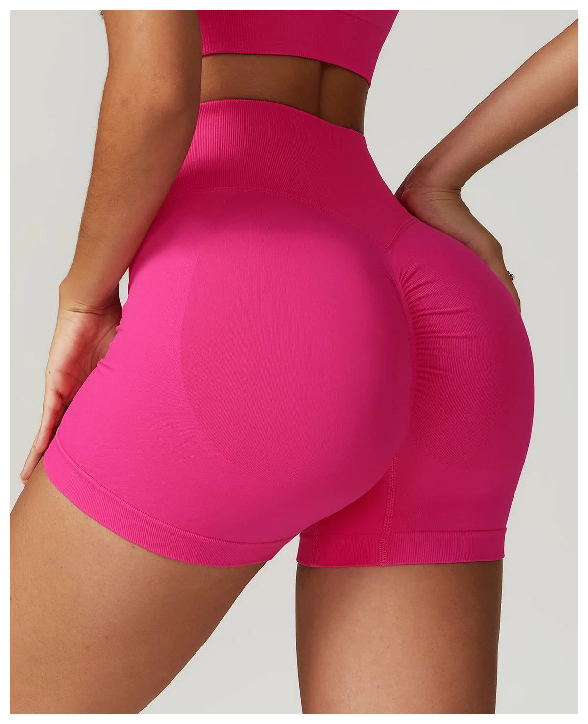 Seamless Stretchy High Waist Booty Short