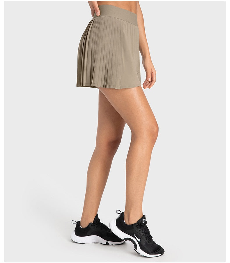 High-Rise Smooth Feel Short/Skirt With Pocket