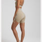 Side Drawstring Adjustable High Waist Short