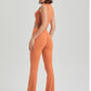 Soft Fabric High Waist Booty Flare Pant