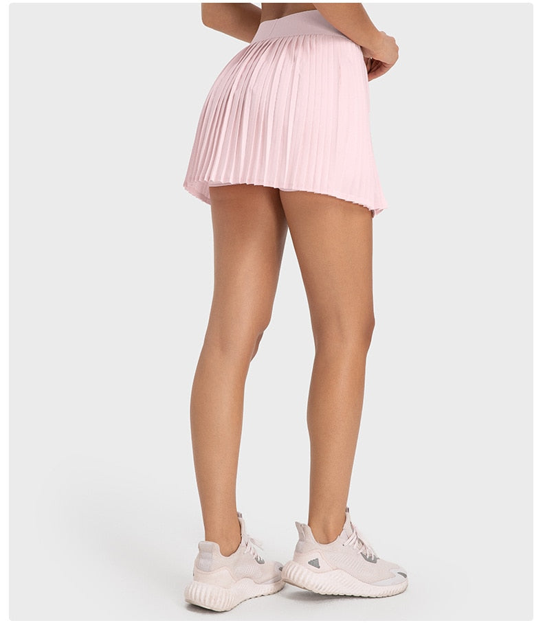 High-Rise Smooth Feel Short/Skirt With Pocket