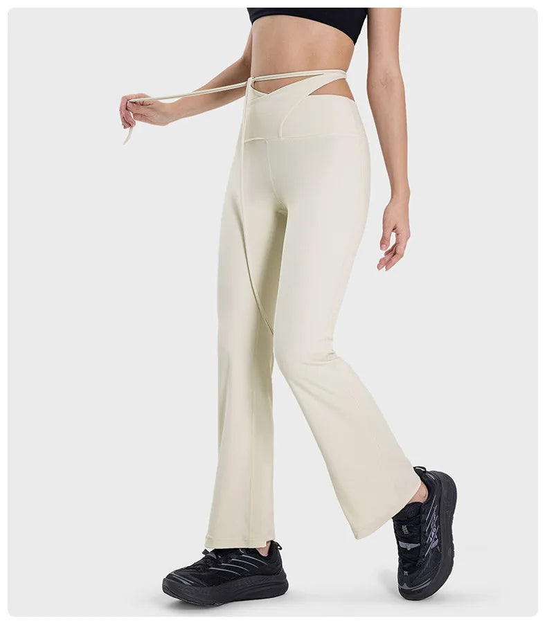 Soft Fabric Cross High Waist Pant