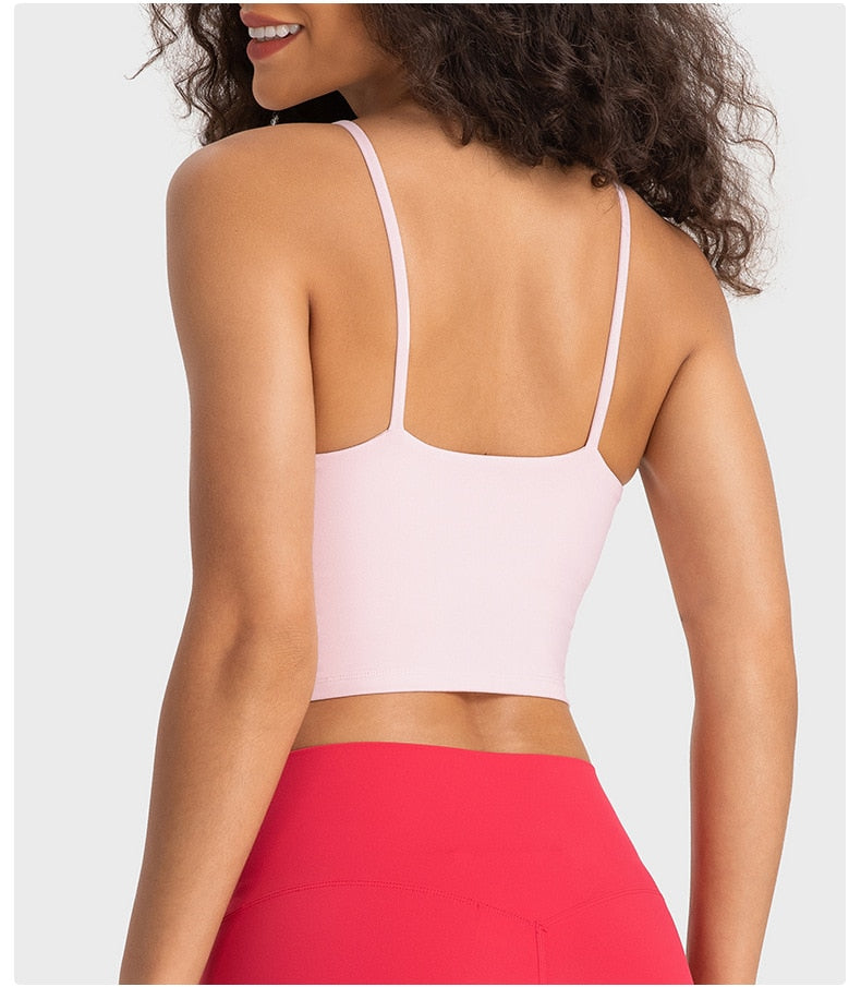 Beautiful Thin Strappy Crop Top