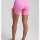 Side Drawstring Adjustable High Waist Short