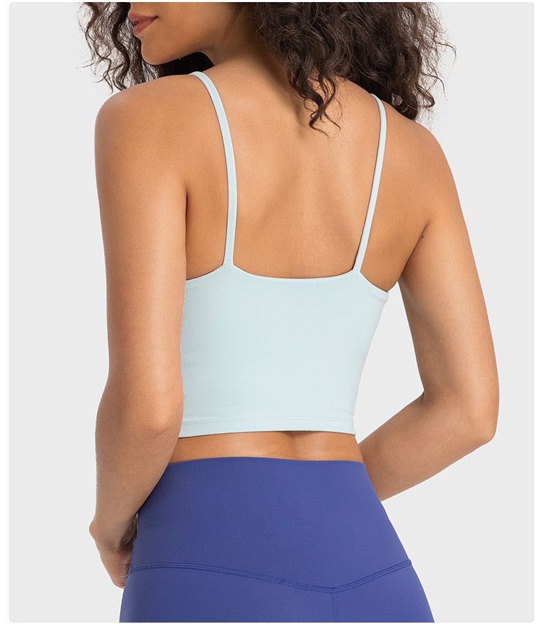 Beautiful Thin Strappy Crop Top