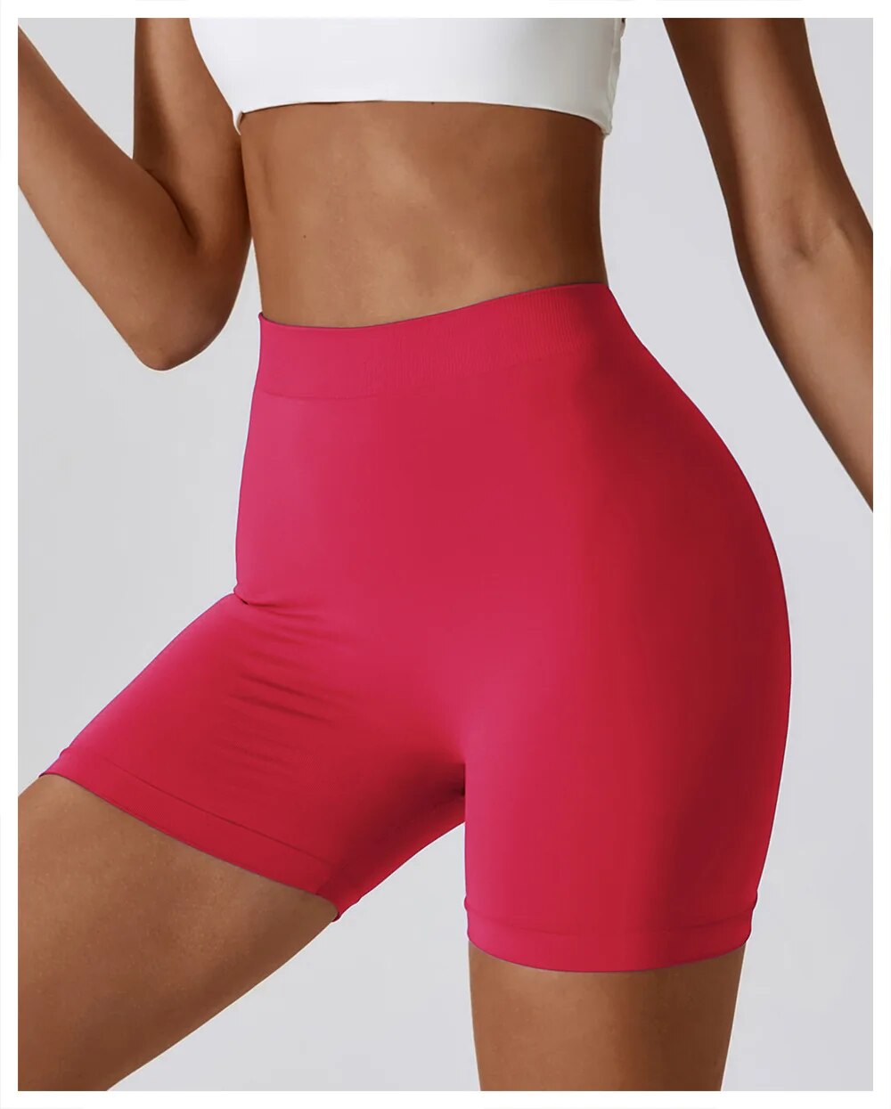 Seamless High Waist Heart Shape Booty Short