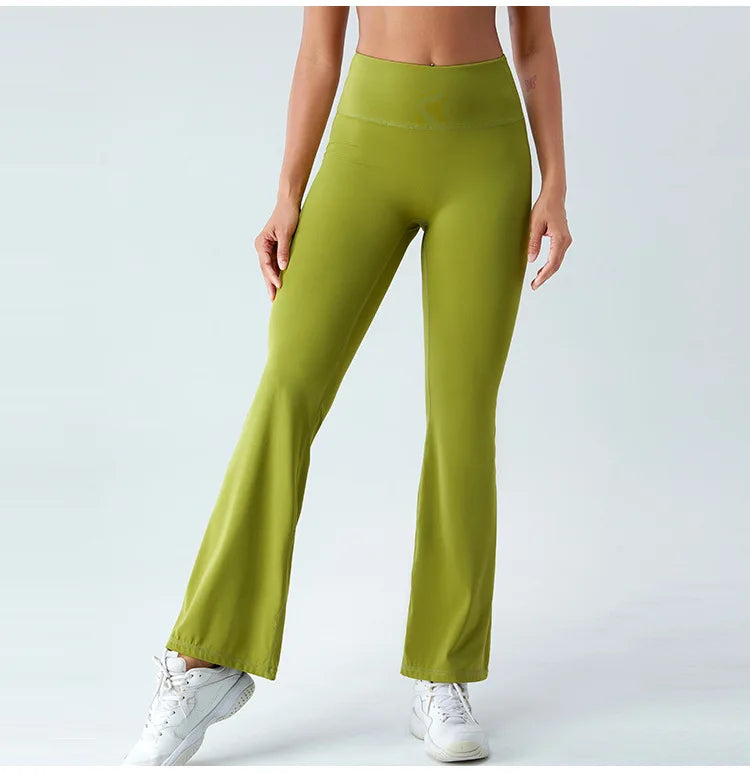 Butterfly Shaped High Waist Flare Pant