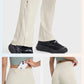 High Waist Cool Fabric Ankle Zipper Flared Pant