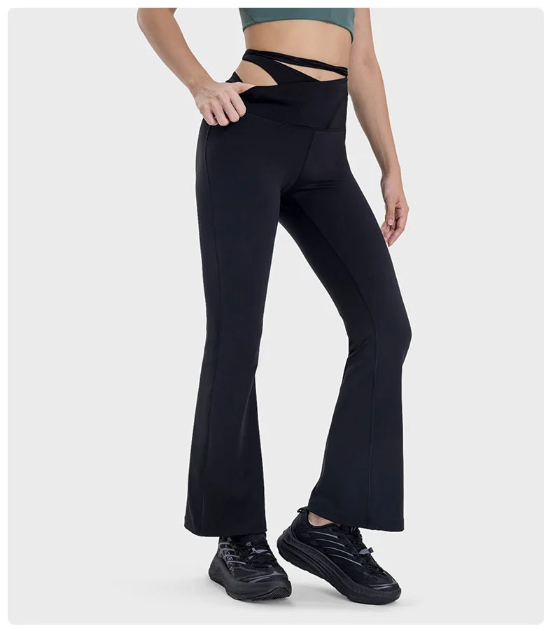 Soft Fabric Cross High Waist Pant