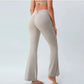 Butterfly Shaped High Waist Flare Pant