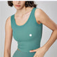 Thin Soft Rib Fabric Fixed Cup Vest