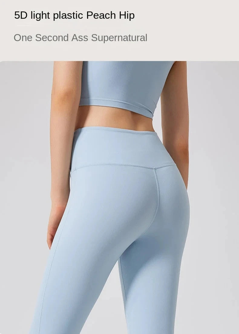 High Waist Lifting Stack Pile Pant