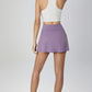 Cool Fabric Cross Waist Tennis Skirt with build-in Short