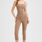 Fix Cup Crop Top + High Waist Calf Pant Suit