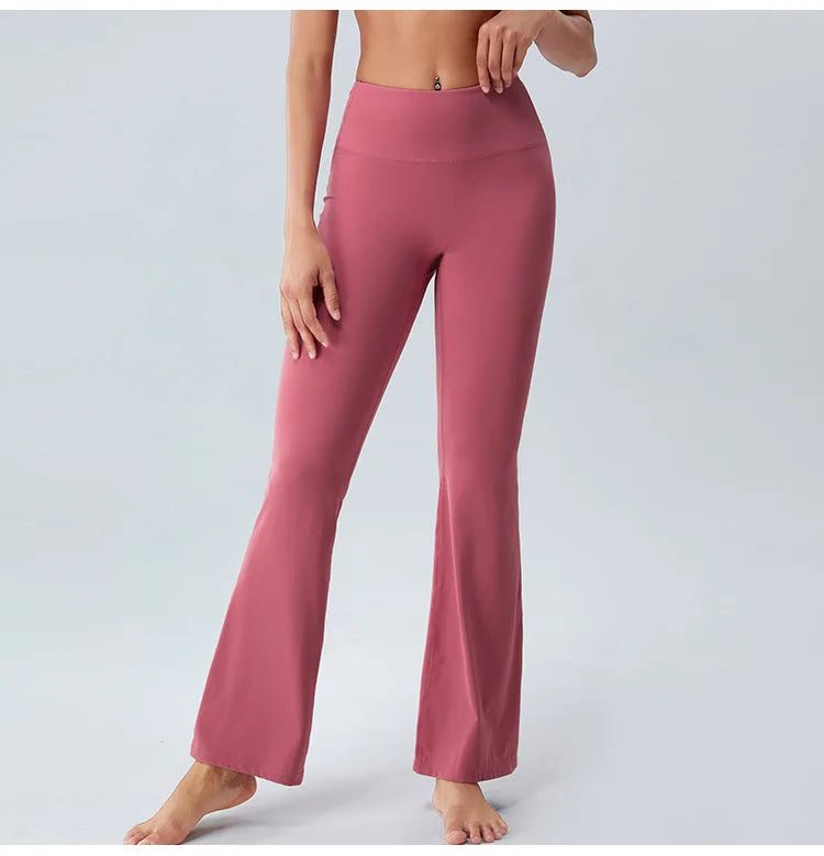 Butterfly Shaped High Waist Flare Pant