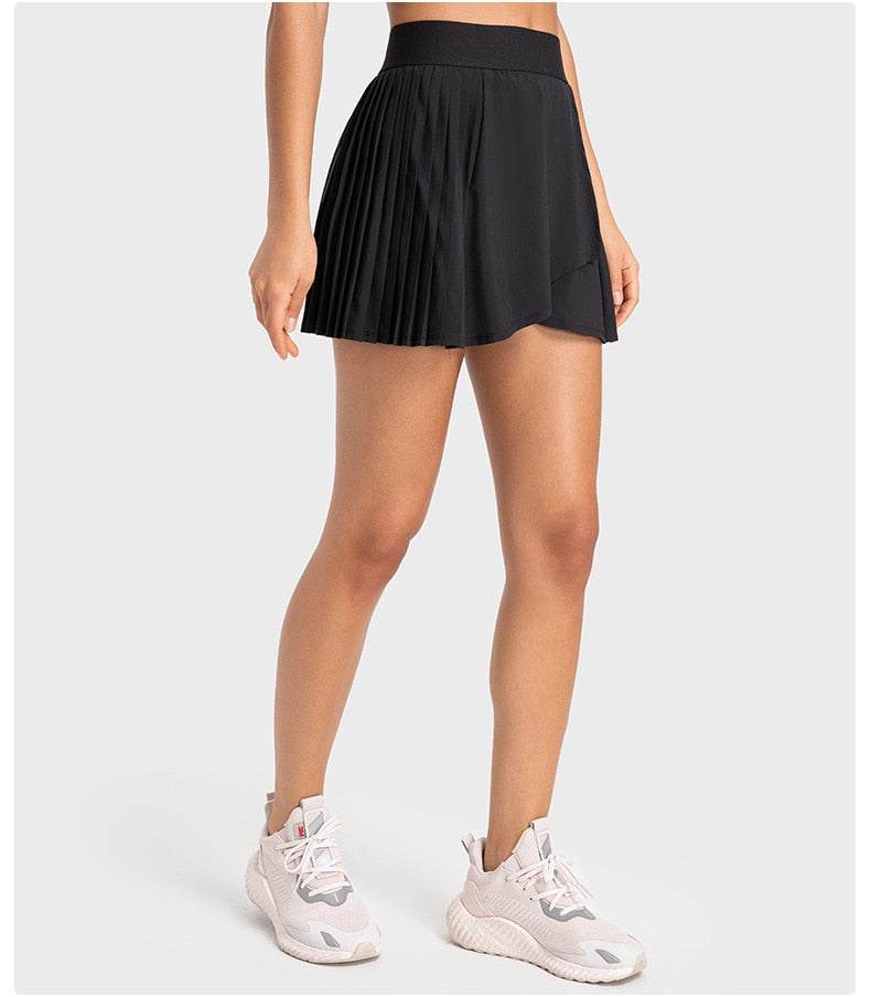 High-Rise Smooth Feel Short/Skirt With Pocket